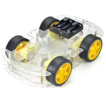 Transparent Robot Car Chassis